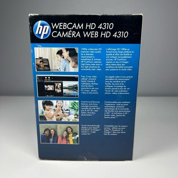 HP Webcam HD 4310 New In Sealed Box H2W19AA#ABC - Picture 3 of 6